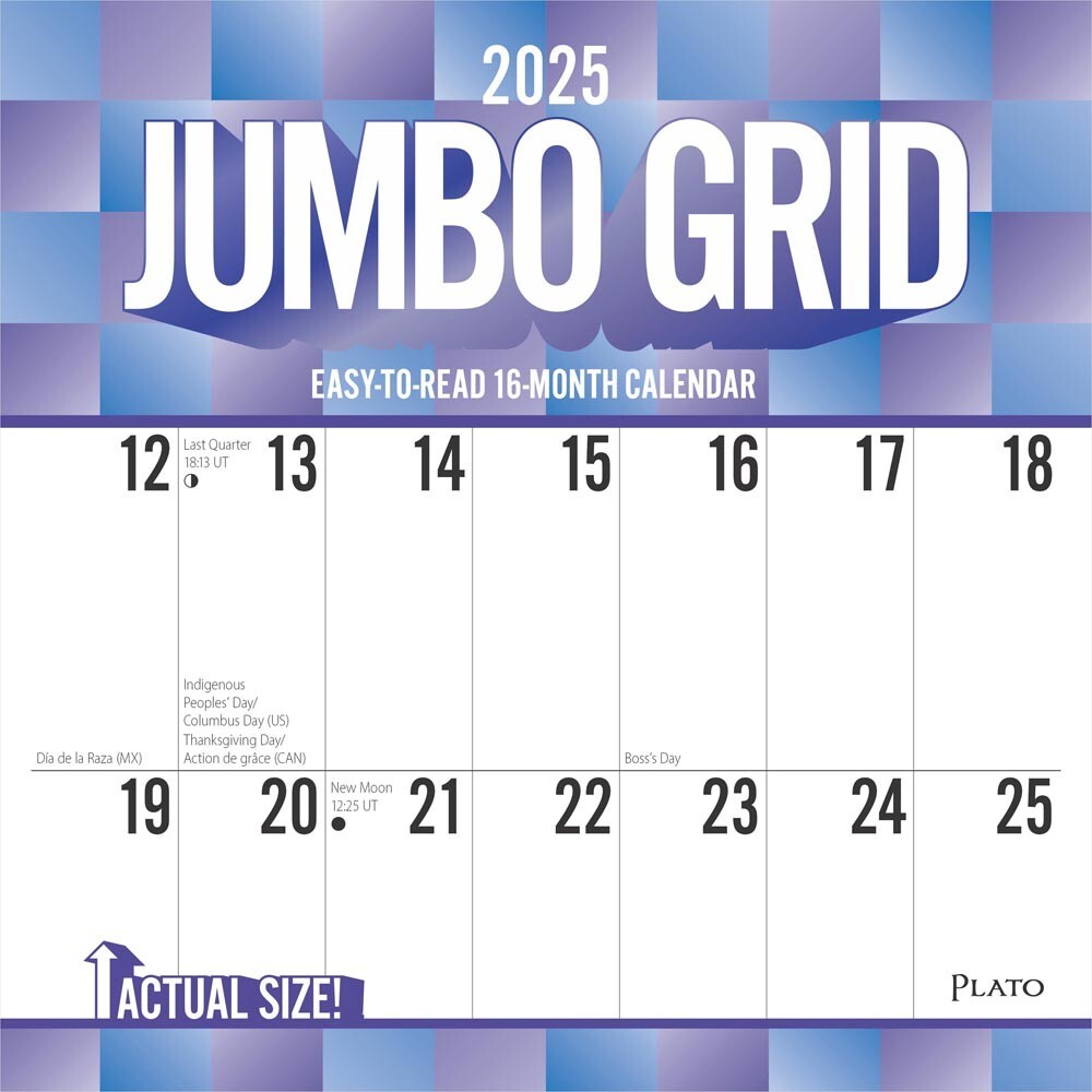 jumbo-grid-large-print-2025-12x24-monthly-square-wall-calendar-matte-paper-ebay