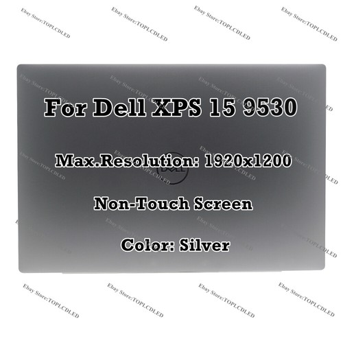 15"Dell XPS 15 9530 FHD 1920x1200 LCD Non-Touch Screen Assembly Display Complete - Picture 10 of 17