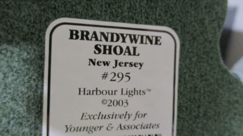 Harbour Lights BRANDYWINE SHOAL, NJ #295 LIGHTHOUSE SCULPTURE / FIGURINE BOX COA - Picture 6 of 8