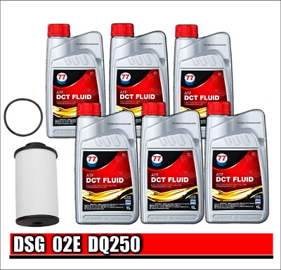 02E DQ250 Gearbox oil and Filter kit DSG 6 Speed
