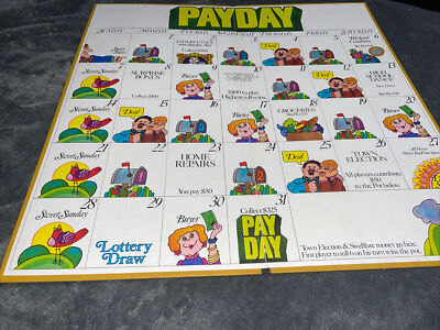 1975 Payday Board Game Vintage Classic Edition Parker 1975 Payday Board Game Vintage Classic Edition Parker