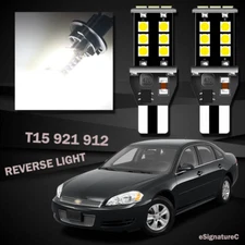 2 x Backup Reverse Light 912 921 T15 W16W LED Bulb For 2000 - 2013 Chevy Impala
