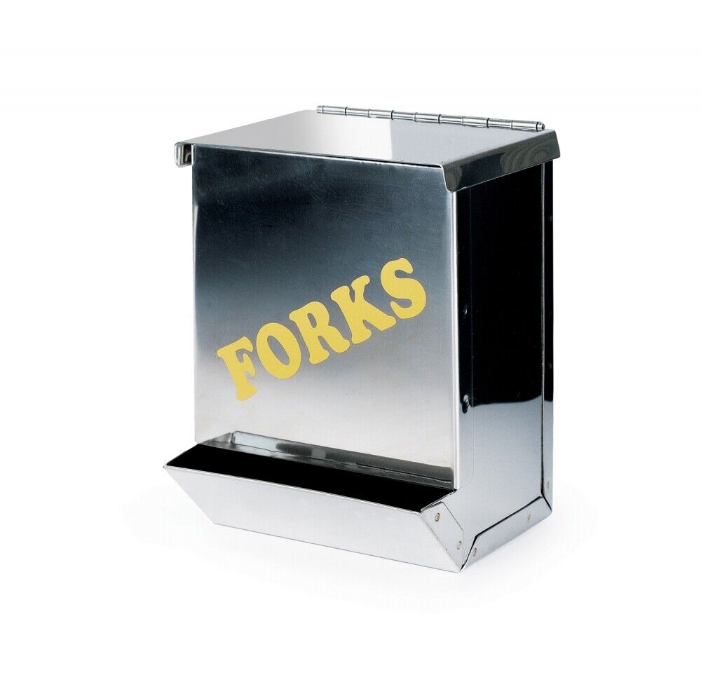 Drywite Spork/Spoon Fork Dispenser Cafe Takeaway Catering Restaurant Fish Chips 100% nowa, limitowana wyprzedaż