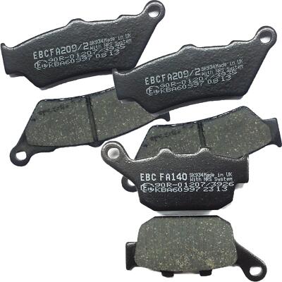 Bremsbelagsatz für Honda NT 650 NT650 Deauville 1998 - 2001 EBC vorne + hinten