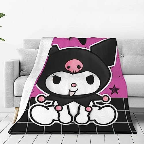 Kuromi Flannel Blanket, Nap Blanket, Sofa Bed Sheet, Air Conditioning Blanket - Picture 9 of 21