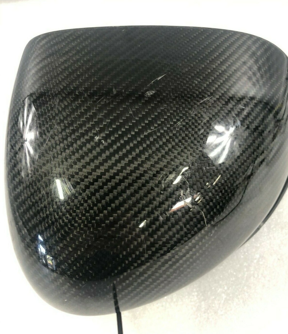 McLaren MP4-12C, LH, Left Carbon Fiber Side View Mirror Housing, Used