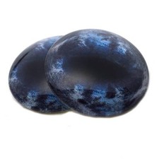 Pair Dark Blue Black Horse Glass Eyes Jewelry Doll Taxidermy Flatback Cabochons