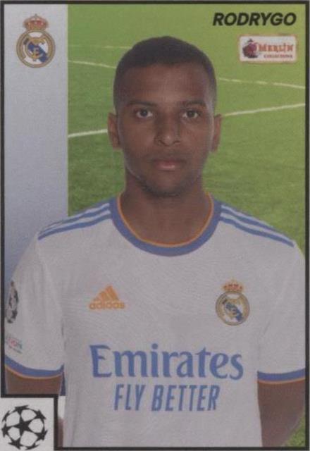 2021-22 Topps Merlin's Heritage 97 UCL Rodrygo #24 - 1 of 1