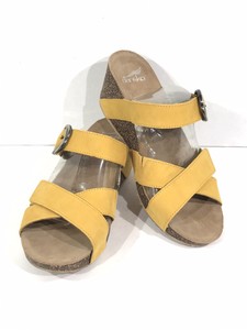 dansko yellow sandals