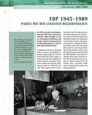 FDP 1945-1989 - Party with the Longest Reign Info Card