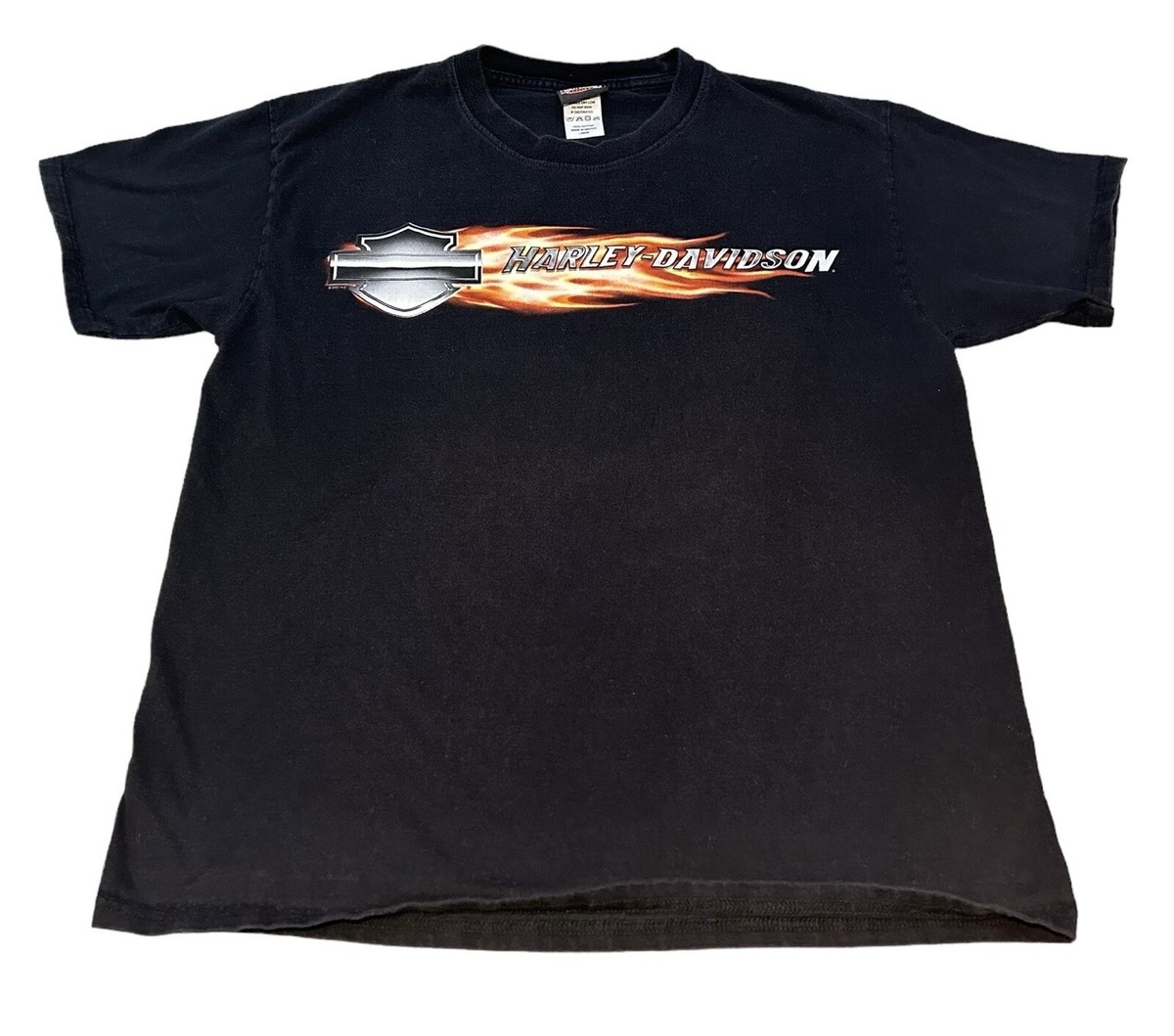 Harley-Davidson Tシャツ L size MADE IN USA Harley Davidson Motorcycles Red River Wichita Falls Texas T