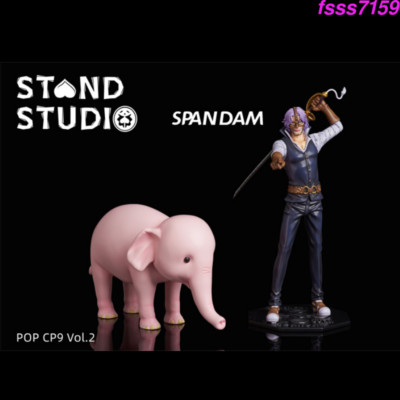 Stand Studio One Piece Spandam Resin Model POP Scale Elephant Pre-order H24cm