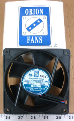 Orion Fan 12VDC 0.5A, P/N OD1238PT-12H