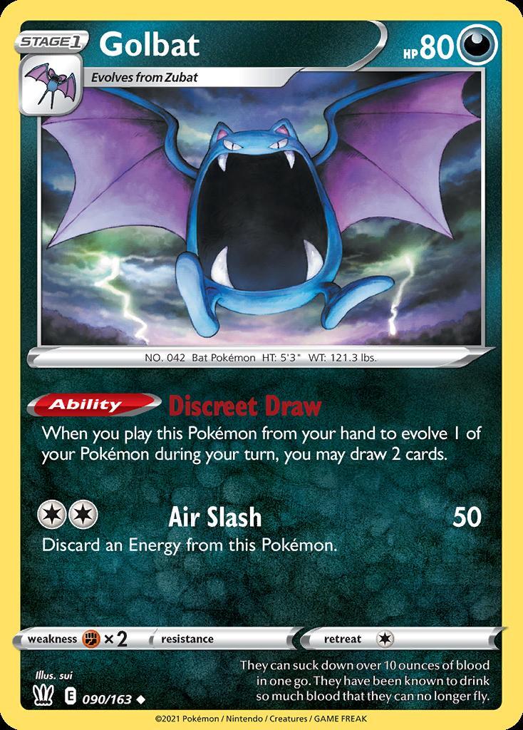 Pokemon Golbat (90/183) Battle Styles NM
