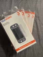 TALK WORKS Tempered Glass for Nintendo Switch Lite Screen Protector 3Pk