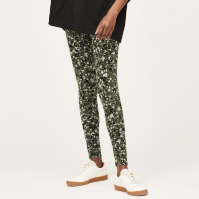 BNWT Thought bamboo Organic Cotton Leggings Size Green