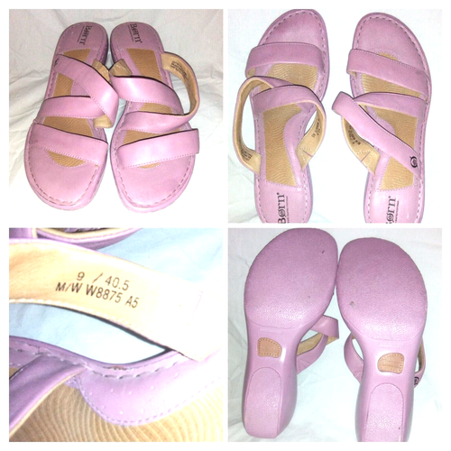 Women's Born W8875 Strappy Pink Sandals Size 9/40.5 | eBay