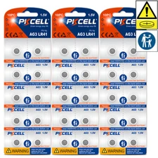 30 Pack LR41 AG3 392 384 192 Battery 1.5V Button Cell Batteries for Remote