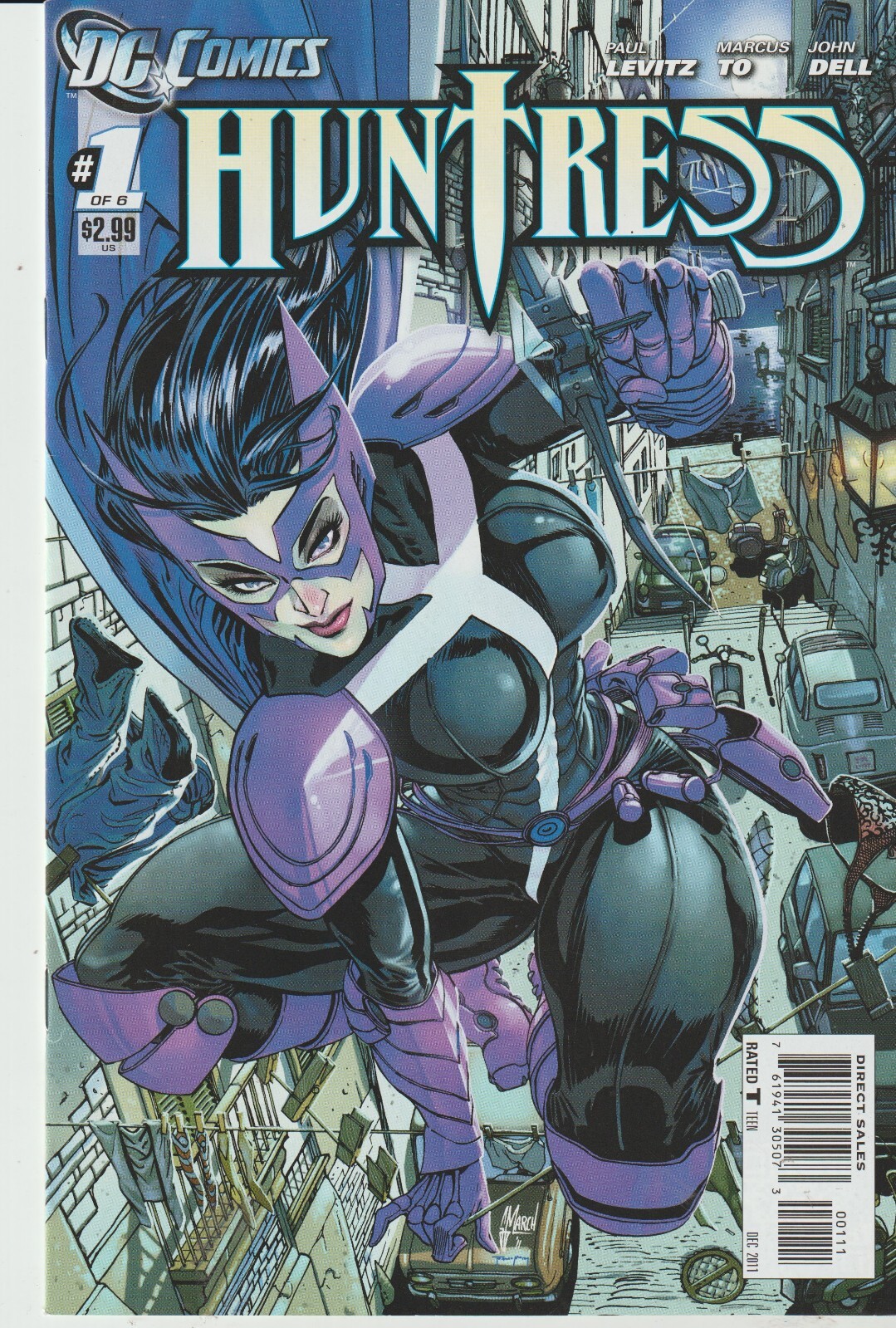 DC COMICS HUNTRESS #1 (2011) 1ST PRINT VF
