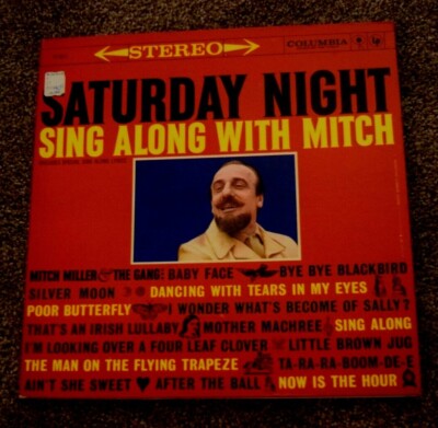 VINTAGE VINYL ''SAT SING ALONG WITH MITCH,'' Set with Lyrics, Pre-Owned (c) 1960