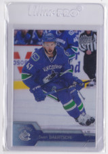 2016-17 UD SERIES 2 CLEAR CUT BASE SP SVEN BAERTSCHI #429 VANCOUVER CANUCKS