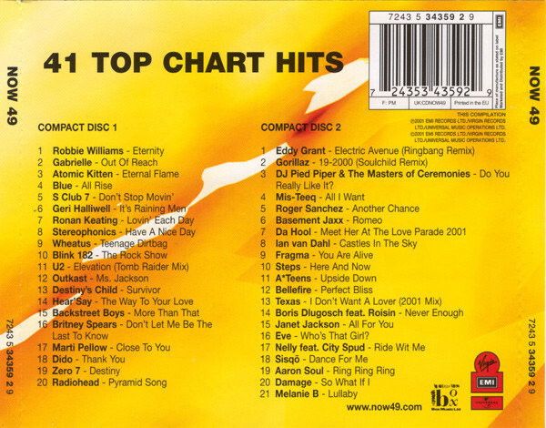 NOWシリーズ 洋楽CD 49枚+2枚セット NOWシリーズ 洋楽CD 49枚+2枚セット Various - Now that's what