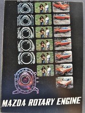 1972 Mazda Rotary Engine Brochure RX-2 RX-3 Coupe Wankel Excellent Original 72