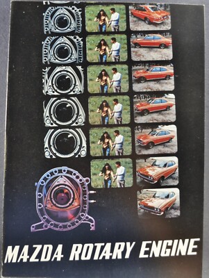 1972 Mazda Rotary Engine Brochure RX-2 RX-3 Coupe Wankel Excellent Original 72