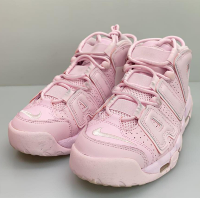 NIKE Air More Uptempo Pink Foam Used Ladies Sneakers【W US 8 NIKE Air More Uptempo Pink Foam Used Ladies Sneakers【W US 8
