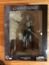 GAME OF THRONES..DAEK HORSE DELUXE..WHITE WALKER FIGURE...BOX NEVER OPENED