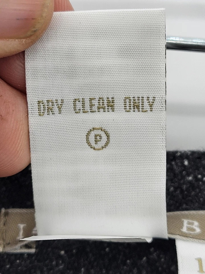 Falda Isabelle Bird Anthropologie Mujer 16 Gris Tweed Lana Carrera Recta Foto 4 de 4