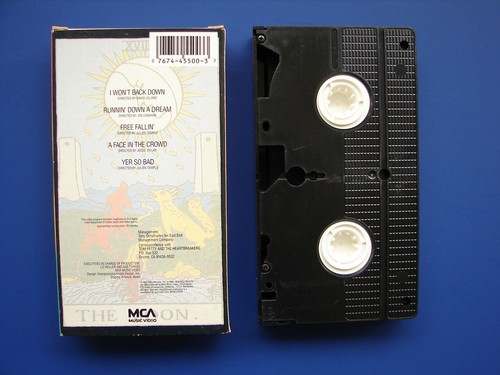 TOM PETTY FULL MOON FEVER THE VIDEOS VHS TAPE WONT BACK DOWN FREE FALLIN LYNNE - Picture 2 of 8
