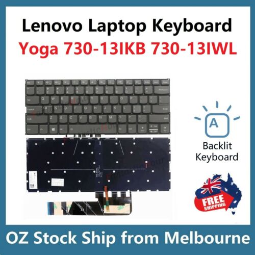 Keyboard US For Lenovo Yoga 730 13 730-13IKB Yoga 730-13IWL Series Backlit  - Picture 1 of 8