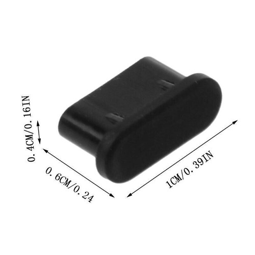 New 10 PCS Type-C Dust Cover Silicone Plug Protector for USB Charging Port - Zdjęcie 3 z 5