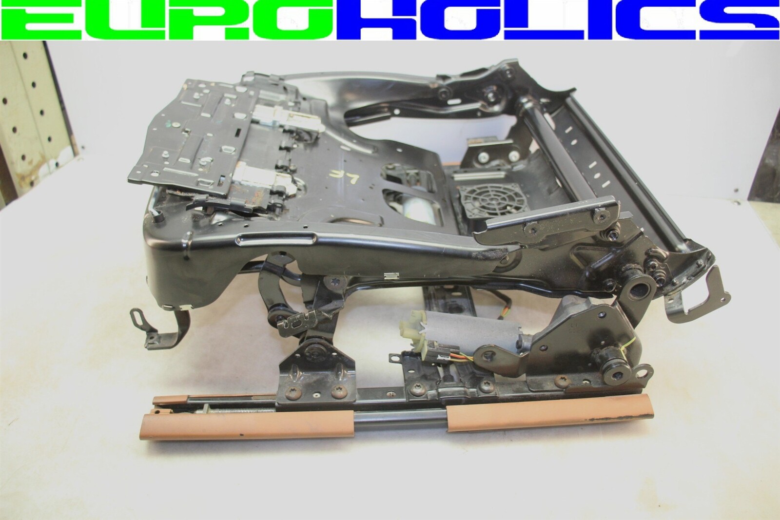 Bentley Continental Flying Spur 06-12 Left Front Driver Seat Track Rail Motors