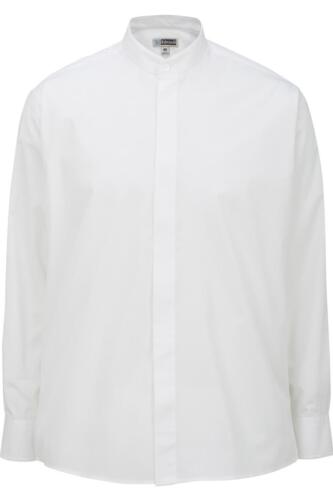 Edwards Garments 1396 Men's Performance Long Sleeve Banded Collar Tall Shirt - Picture 8 of 8