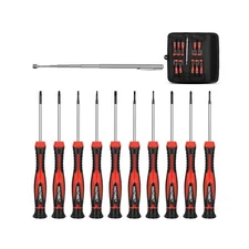 HAUTMEC 11-PCS Precision Mini Screwdriver Set with Telescoping Magn... Fast Ship