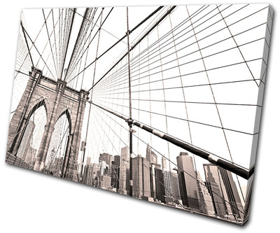 Poster Ou Toile Photo Du Pont De Brooklyn - Décoration Murale New York