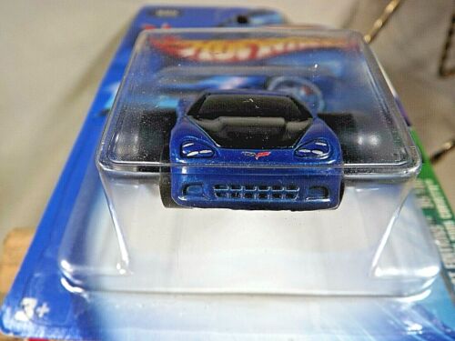 2004 Hot Wheels #95 First Editions FATBAX 2005 CORVETTE Blue w/o Red Taillights - Picture 3 of 6