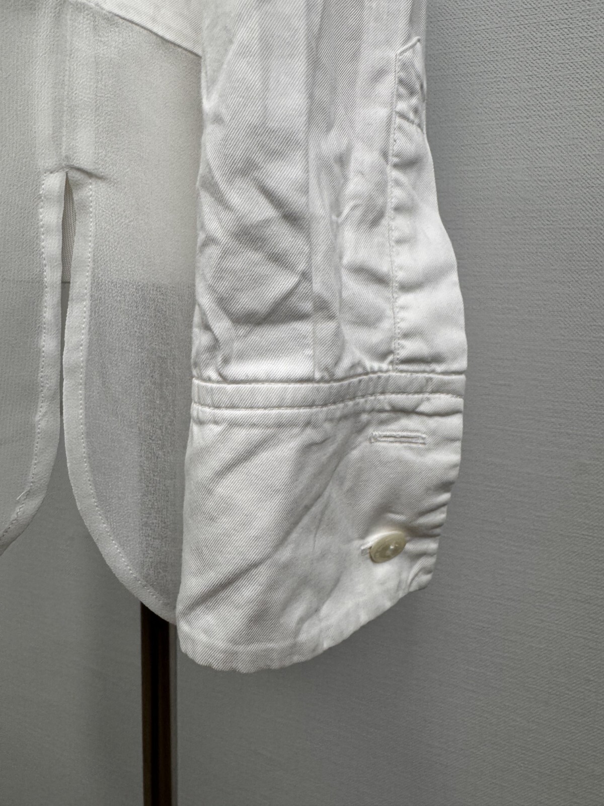 Sportmax Code White Lightweight Buttons Long Slee… - image 11