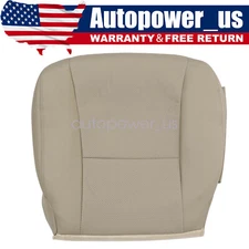 For 2010 2011 2012 Lexus LS460 Driver Bottom Perforated Leather Seat Cover Tan