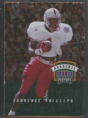 1996 Absolute Playoff #150 Lawrence Phillips St. Louis Rams Rookie