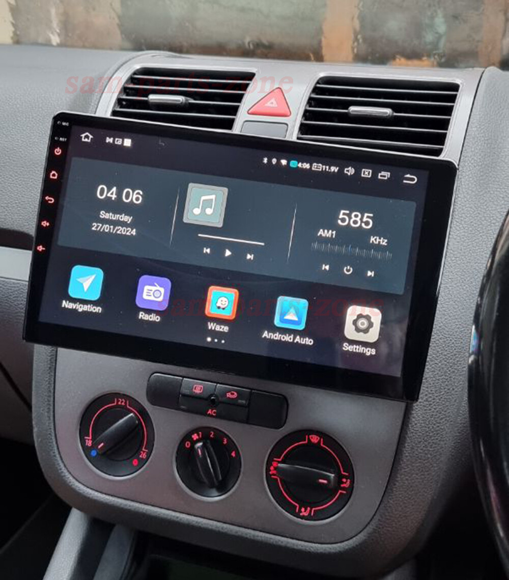 For Volkswagen Golf Mk 5 2003-2007 Carplay Android 13 Stereo Radio