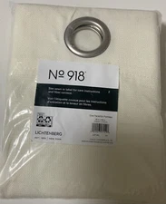 🌿 NO. 918 Casual Textured Light Filtering One Curtain Panel Ivory 40 "x 84"🆕