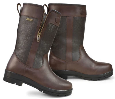 Brogini Abruzzen mittlere Wade 3/4 kurze wasserdichte Landhofstiefel braun UK 3,5-11