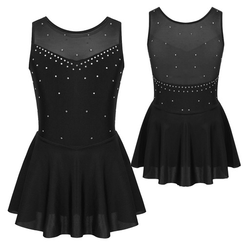 Kid Girls Ballet Dance Leotard Figure Skating Tutu Dress Gymnastic Skirt Costume - Imagen 5 de 27
