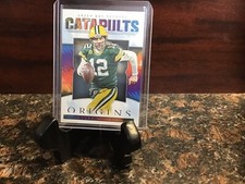 2022 Panini Origins AARON RODGERS Catapults Green Bay Packers