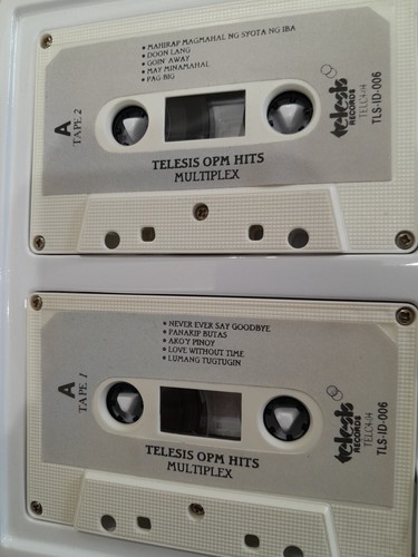 Ivory Records Presents Teleesis OPM Hits In 4 Cassettes In Case W/ Songbook - Picture 11 of 20