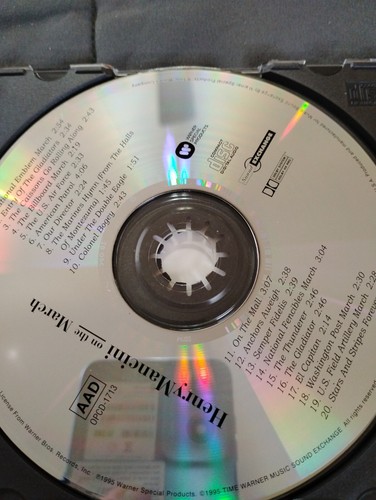 Henry Mancini On The March CD 1995 Warner Sound Exchange - Picture 3 of 4