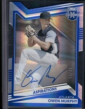 2022 Elite Extra #20 Owen Murphy Blue Die Cut Auto /81